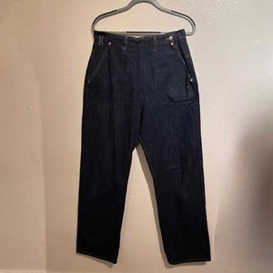 Unisex Vintage carpenter cut jeans